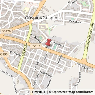 Mappa Via Giacomo Matteotti, 149, 09036 Guspini, Medio Campidano (Sardegna)