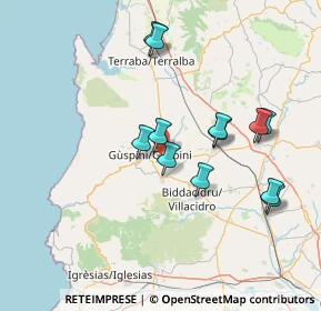 Mappa S.S. 197 Km 2, 09036 Guspini SU, Italia (15.01417)