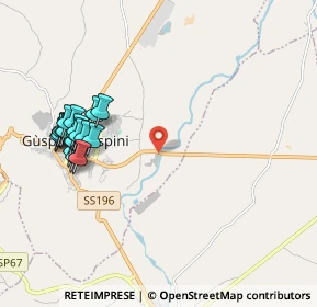 Mappa S.S. 197 Km 2, 09036 Guspini SU, Italia (2.3955)