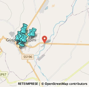 Mappa S.S. 197 Km 2, 09036 Guspini SU, Italia (2.2605)