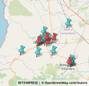 Mappa Via Sassari, 09036 Guspini SU, Italia (5.347)