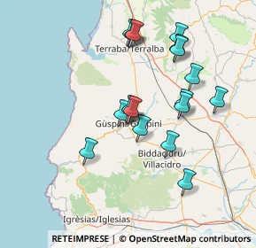 Mappa Via Sassari, 09036 Guspini SU, Italia (15.03588)