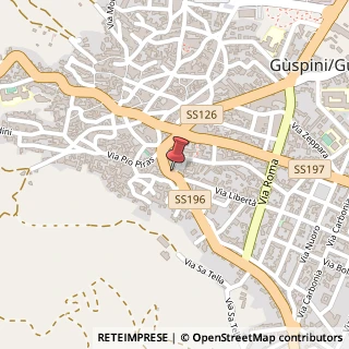 Mappa Via Santa Maria,  52, 09036 Guspini, Medio Campidano (Sardegna)