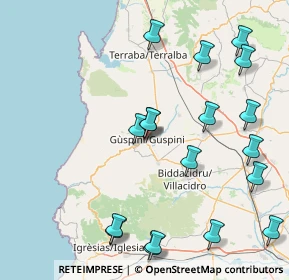 Mappa Via Manno, 09036 Guspini SU, Italia (21.29667)
