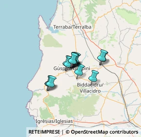Mappa Vico II Manno, 09036 Guspini SU, Italia (6.856)