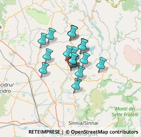 Mappa Via G. Brodolini, 09040 Senorbì CA, Italia (8.91824)