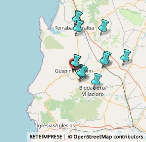 Mappa Via Santa Maria, 09036 Guspini SU, Italia (11.87615)