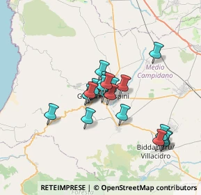 Mappa Via Santa Maria, 09036 Guspini SU, Italia (5.366)