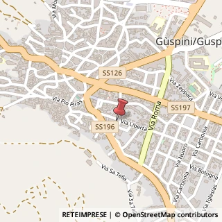 Mappa Viale Libertà, 22, 09036 Guspini, Medio Campidano (Sardegna)