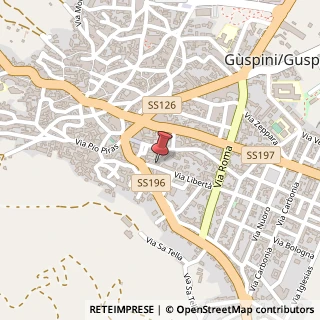 Mappa Viale Libertà, 9, 09036, 09036 Guspini, Medio Campidano (Sardegna)