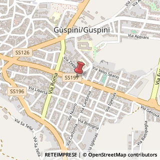 Mappa Via Giacomo Matteotti, 127, 09036 Guspini, Medio Campidano (Sardegna)