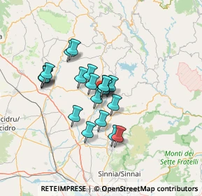 Mappa Via M. Coraddu, 09040 Senorbì CA, Italia (11.176)