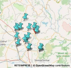 Mappa Piazza Sant'Antonio, 09040 Senorbì CA, Italia (14.6125)