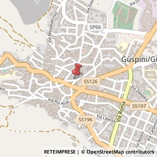 Mappa Via G. Carducci, 19, 09036 Guspini, Medio Campidano (Sardegna)
