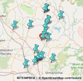 Mappa Via Kennedy, 09040 Ortacesus CA, Italia (16.0735)