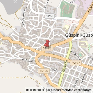Mappa Via Parrocchia, 14, 09036 Guspini, Medio Campidano (Sardegna)