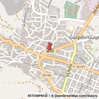 Mappa Via Antonio Gramsci, 18, 09036 Guspini, Medio Campidano (Sardegna)