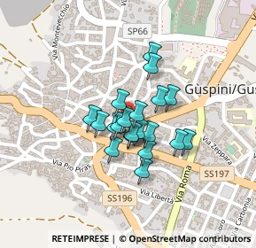 Mappa Guspini Via Gramsci, 09036 Guspini SU, Italia (0.148)