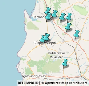 Mappa Guspini Via Gramsci, 09036 Guspini SU, Italia (16.50467)