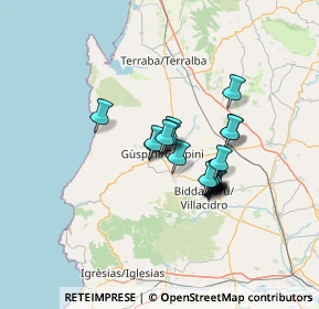 Mappa Via Dante Alighieri, 09036 Guspini SU, Italia (10.4405)