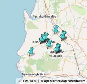 Mappa Via Dante Alighieri, 09036 Guspini SU, Italia (9.60071)