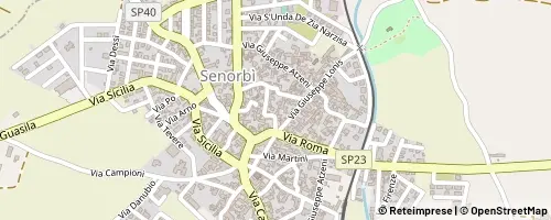 Mappa Senorbì