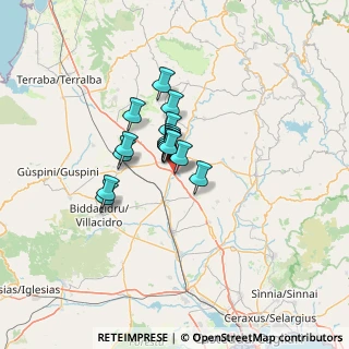 Mappa SS131 km 40.085 dir. Nord-Ovest, 09027 Serrenti SU, Italia (8.41438)