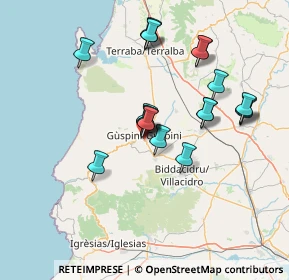 Mappa Via Emanuela Loi, 09036 Guspini SU, Italia (13.982)