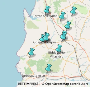 Mappa Via Emanuela Loi, 09036 Guspini SU, Italia (13.75714)