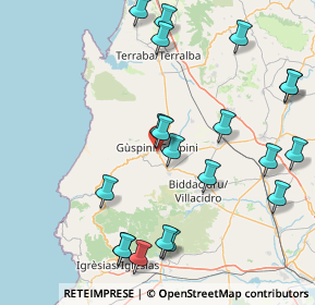Mappa Via Emanuela Loi, 09036 Guspini SU, Italia (20.7875)