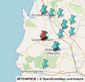 Mappa Via Emanuela Loi, 09036 Guspini SU, Italia (13.67833)