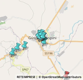 Mappa Via Zeppara, 09036 Guspini SU, Italia (1.61692)