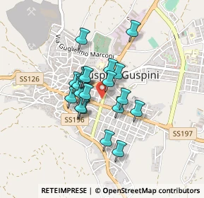 Mappa Via Deledda, 09036 Guspini SU, Italia (0.3305)