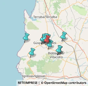 Mappa Strada Statale 196 di Villacidro, 09036 Guspini SU, Italia (7.82364)