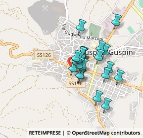 Mappa Strada Statale 196 di Villacidro, 09036 Guspini SU, Italia (0.3685)
