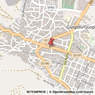 Mappa Via Giacomo Matteotti, 28, 09036 Guspini, Medio Campidano (Sardegna)