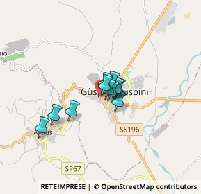 Mappa Via Giuseppe Garibaldi, 09036 Guspini SU, Italia (0.96818)