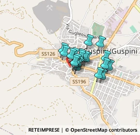 Mappa Via Pio Piras, 09036 Guspini SU, Italia (0.2525)