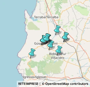 Mappa Via Pio Piras, 09036 Guspini SU, Italia (6.9225)