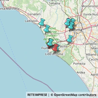 Mappa Via Antonio Toscano, 00054 Fiumicino RM, Italia (12.81857)