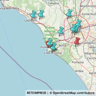Mappa Via A. Toscano, 00054 Fiumicino RM, Italia (16.84455)