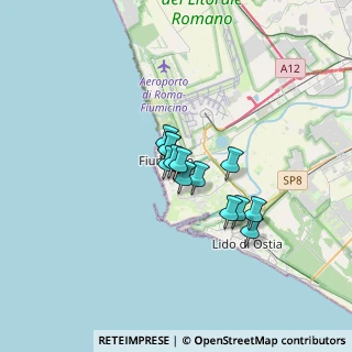 Mappa Via Antonio Toscano, 00054 Fiumicino RM, Italia (2.08)