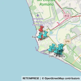 Mappa Via Antonio Toscano, 00054 Fiumicino RM, Italia (3.75583)