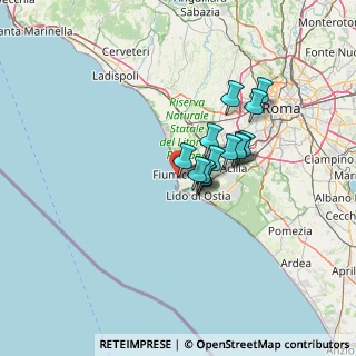 Mappa Via della Torre Alessandrina, 00054 Fiumicino RM, Italia (9.54786)