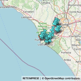 Mappa Via della Torre Alessandrina, 00054 Fiumicino RM, Italia (9.8365)