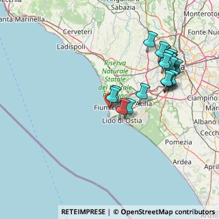 Mappa Via della Torre Alessandrina, 00054 Fiumicino RM, Italia (17.281)