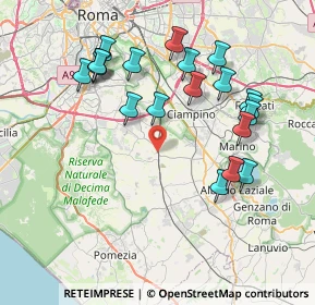 Mappa Via Zaccaria Betti, 00134 Roma RM, Italia (8.488)