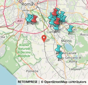 Mappa Via Zaccaria Betti, 00134 Roma RM, Italia (8.287)