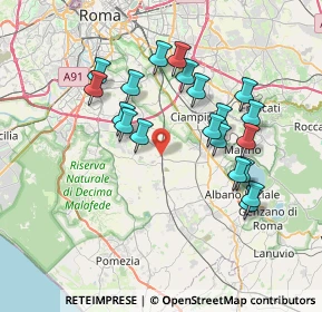 Mappa Via Zaccaria Betti, 00134 Roma RM, Italia (7.304)