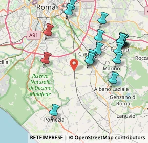 Mappa Via Zaccaria Betti, 00134 Roma RM, Italia (9.113)